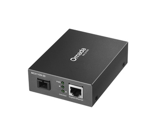 TP-Link Omada MC211CS-20 convertisseur de support réseau 1000 Mbit/s 1310 nm Monomode Noir