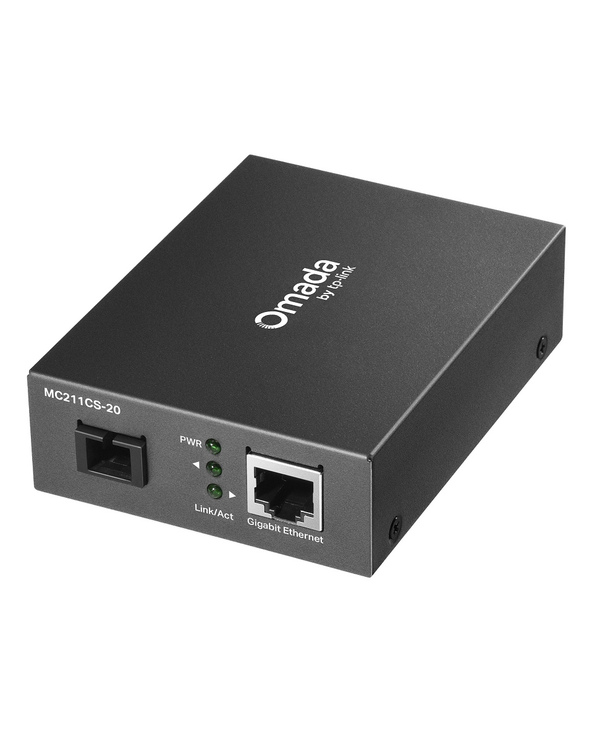 TP-Link Omada MC211CS-20 convertisseur de support réseau 1000 Mbit/s 1310 nm Monomode Noir