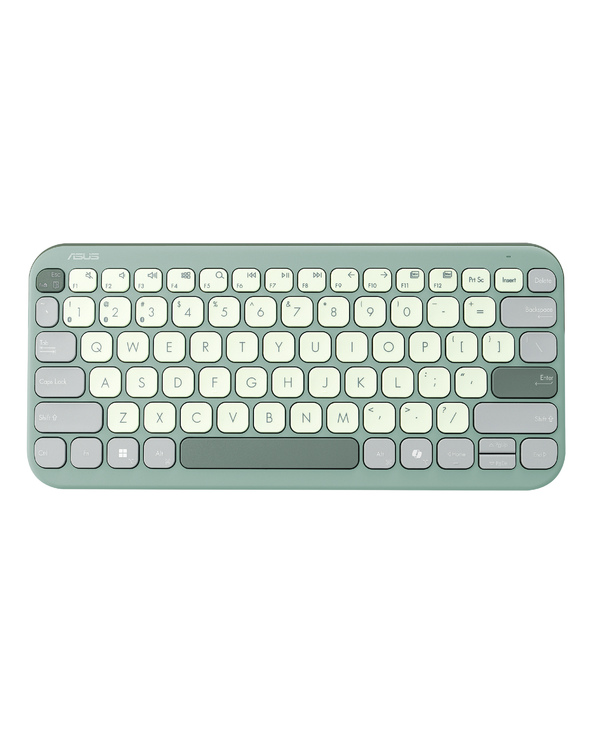 ASUS Marshmallow Keyboard KW100 clavier Maison Bluetooth QWERTZ Allemand Vert