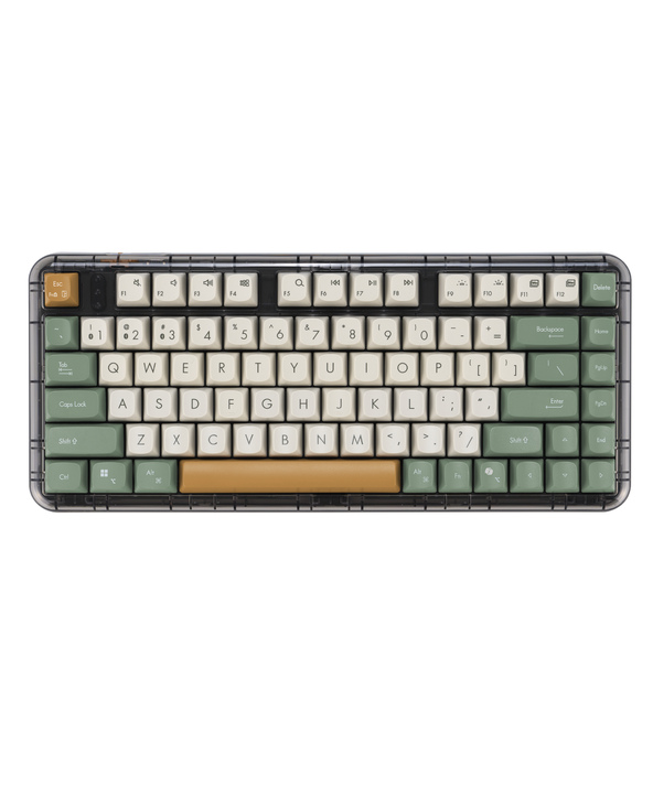 ASUS Jelly75 KD201 KEYBOARD/MK-WH/GE/83 clavier Universel USB + RF Wireless + Bluetooth Multicolore