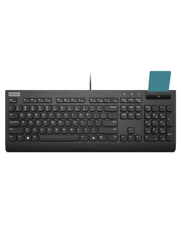 Lenovo Smartcard Wired keyboard II clavier Bureau USB Français Noir