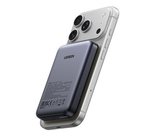 Ugreen 25919 banque d'alimentation électrique Lithium Polymère (LiPo) 10000 mAh Recharge sans fil Gris