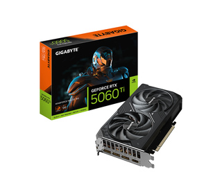 GIGABYTE GeForce RTX 5060 Ti WINDFORCE MAX OC 16G Carte Graphique – 16 Go GDDR7, 128 bits, PCI-E 5.0, 2587 MHz Fréquence du proc