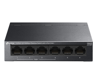 TP-Link LS106P commutateur réseau Non-géré L2 Fast Ethernet (10/100) Connexion Ethernet, supportant l'alimentation via ce port (