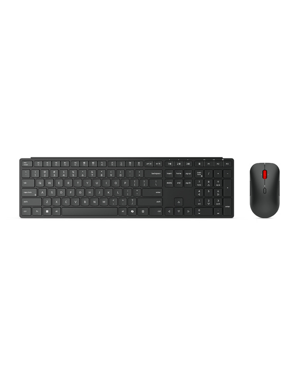 Lenovo 4X31S04810 clavier Souris incluse Bureau RF sans fil + Bluetooth Français Noir
