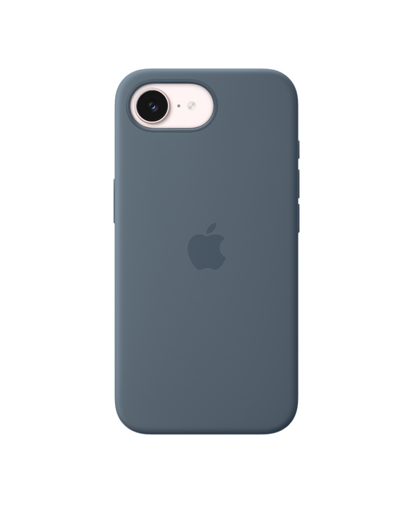 Apple Coque en silicone avec MagSafe pour iPhone 17e - Bleu maritime