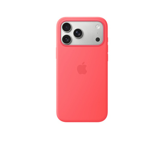Apple Coque en silicone avec MagSafe pour iPhone 17 Pro Max - Rose goyave