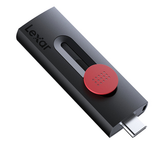Lexar JumpDrive Dual Drive D300 lecteur USB flash 256 Go USB Type-A / USB Type-C 3.2 Gen 1 (3.1 Gen 1) Noir