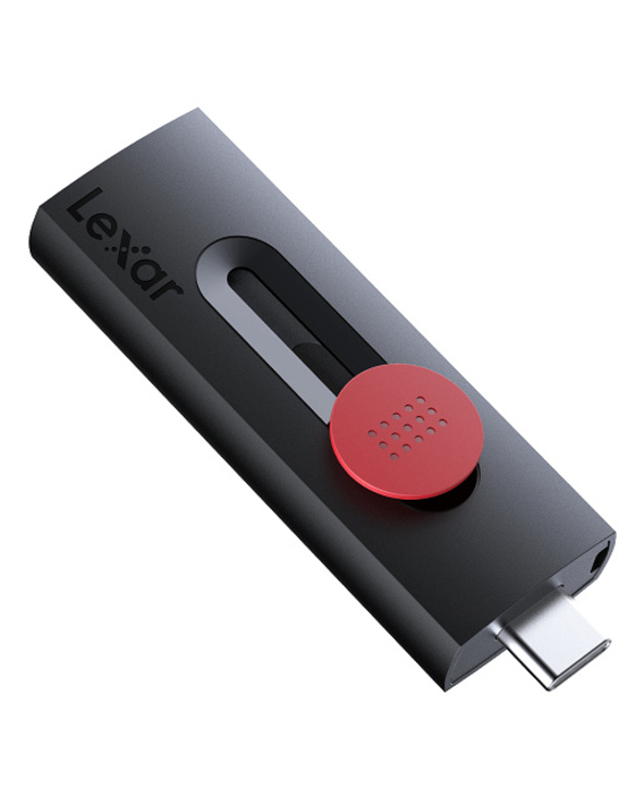 Lexar JumpDrive Dual Drive D300 lecteur USB flash 256 Go USB Type-A / USB Type-C 3.2 Gen 1 (3.1 Gen 1) Noir