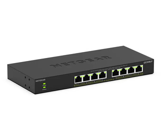 NETGEAR GS308LP Non-géré Gigabit Ethernet (10/100/1000) Connexion Ethernet, supportant l'alimentation via ce port (PoE) Bureau N