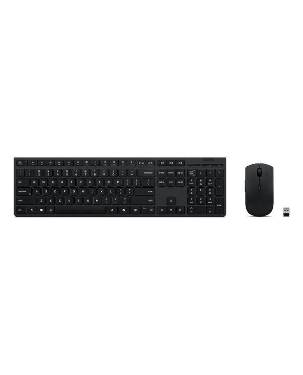 Lenovo 4X31R64325 clavier Souris incluse Bureau RF sans fil + Bluetooth Français Noir
