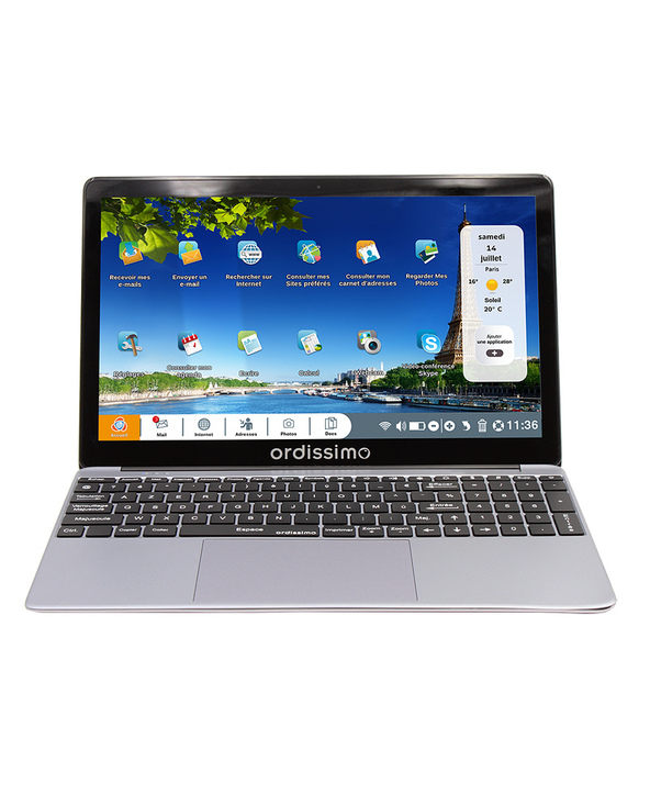 ORDISSIMO PORTABLE 15 LUCIE 3 PLUS 8/256 15.6" Intel N 8 Go Argent 256 Go