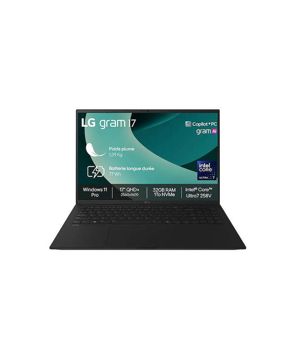 LG 17Z90TL-G.AZ78F 17" Intel Core Ultra 7 16 Go Gris 1 To