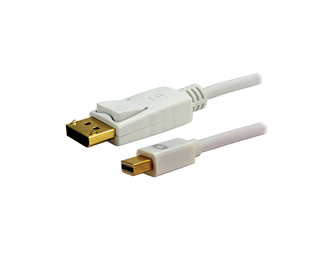 MCL Câble Mini DisplayPort mâle / DisplayPort mâle 4K2K - 2m Blanc