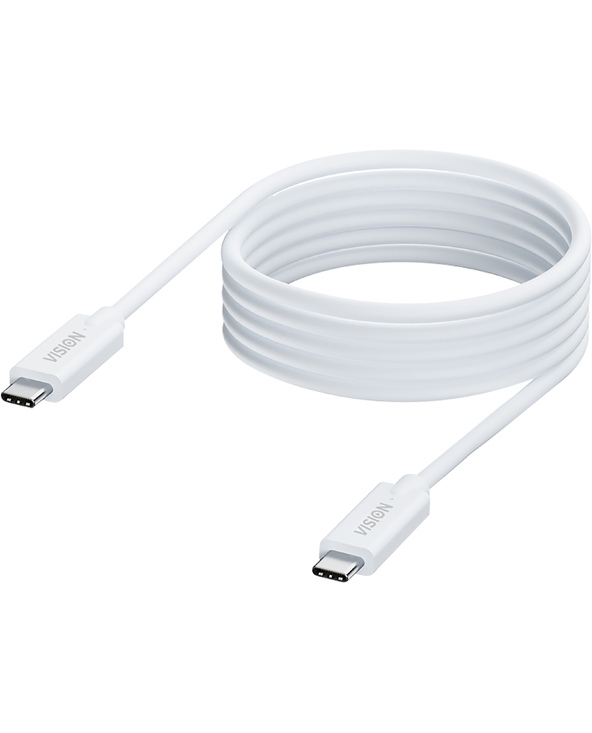 Vision TC 2MUSBC câble USB USB 3.2 Gen 1 (3.1 Gen 1) 2 m USB C Blanc