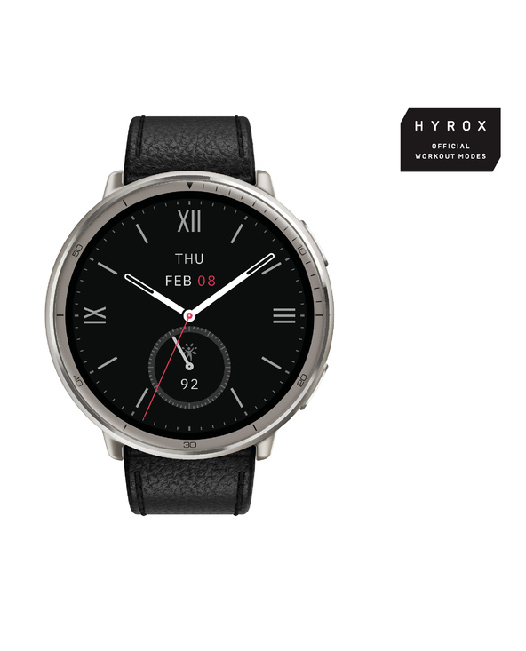 Amazfit W2433EU1N smartwatche et montre de sport 3,35 cm (1.32") AMOLED Numérique 466x466 pixels Écran tactile Argent