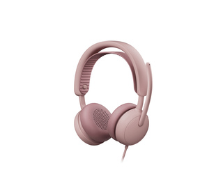 Logitech 981-001616 casque Avec fil Arceau Appels/Musique USB Type-C / USB Type-A Rose