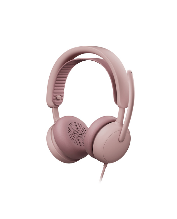 Logitech 981-001616 casque Avec fil Arceau Appels/Musique USB Type-C / USB Type-A Rose