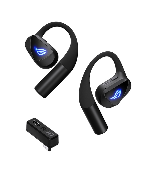 ASUS ROG Cetra Open Wireless Casque True Wireless Stereo (TWS) Crochets auriculaires Gaming Bluetooth Noir