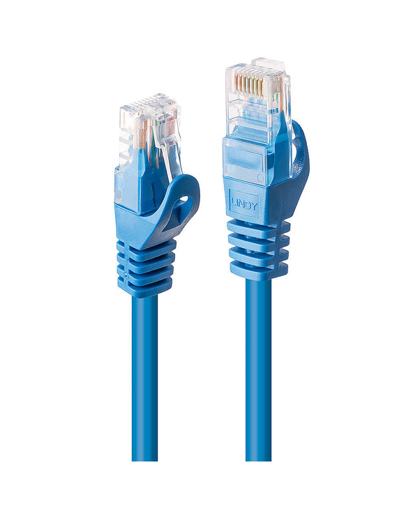 Lindy Câble réseau Bleu Cat.6 U/UTP, 10m