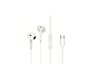 Conceptronic BRENDAN02W casque Avec fil Ecouteurs Appels/Musique USB Type-C Blanc
