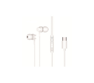 Conceptronic BRENDAN03W casque Avec fil Ecouteurs Appels/Musique USB Type-C Blanc