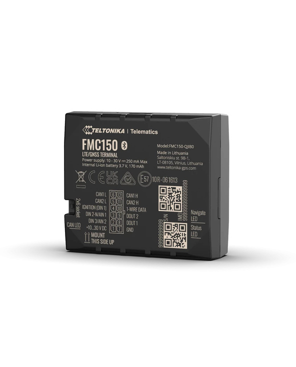 Teltonika FMC150 Traqueur GPS et localisateur Voiture Dispositif GPS Noir