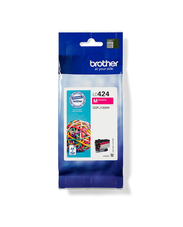 Brother LC424M - Cartouche d'encre transparente - magenta
