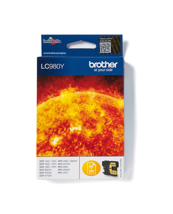 Brother LC980Y - Cartouche d'encre originale – Jaune