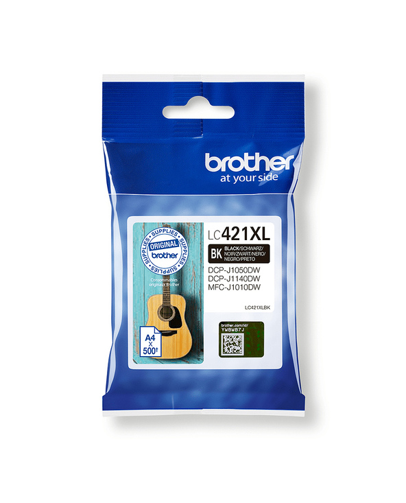 Brother LC421XLBK Cartouche d'encre originale – Noire