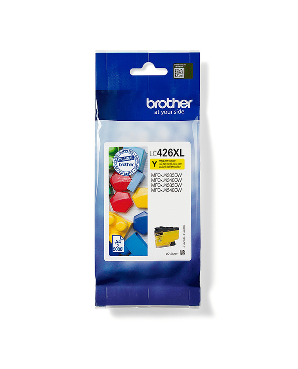 Brother LC426XLY - Cartouche d'encre XL transparente et durable - jaune
