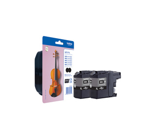 Brother LC127XLBKBP2 cartouche d'encre 2 pièce(s) Original Noir