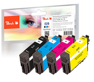 Peach 320117 cartouche d'encre Noir, Cyan, Magenta, Jaune