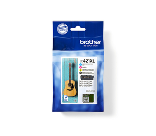 Brother LC421XLVAL - Pack de 4 cartouches d'encre originales