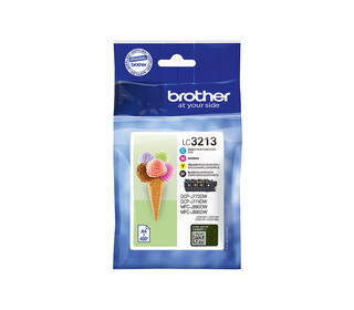 Brother LC3213VALDR cartouche d'encre 4 pièce(s) Original Rendement élevé (XL) Noir, Cyan, Magenta, Jaune