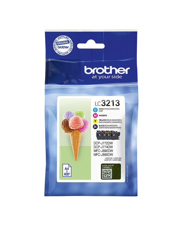 Brother LC3213VAL - Cartouches d'encre originales - noir, cyan, magenta, jaune