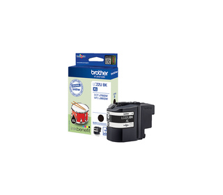 Brother LC22UBK - Cartouche d'encre originale à très haut rendement – Noir