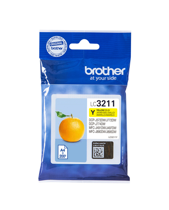 Brother LC3211Y - Cartouche d'encre originale - Jaune