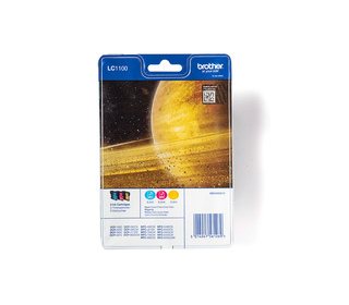 Brother LC1100RBWBP cartouche d'encre 3 pièce(s) Original Cyan, Magenta, Jaune