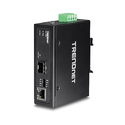 Trendnet TI-F11SFP convertisseur de support réseau 1000 Mbit/s Noir