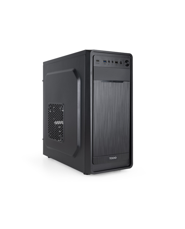 TooQ Mid-Tower, ATX / MicroATX / Mini- ITX, 1x USB 3.0, 1x USB 2.0, 1x USB-C, Audio HD, Mic, 500W, 3.6kg