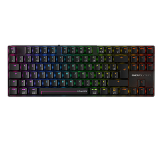 CHERRY MX 8.2 Pro TMR Wireless clavier Gaming USB + RF Wireless + Bluetooth AZERTY Français Noir