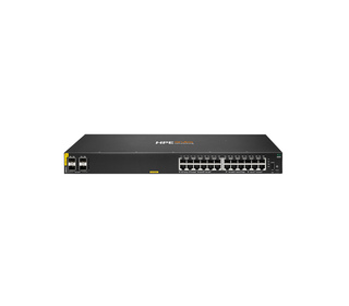 HPE Aruba Networking CX 6000 24p 10M/100M/1G Class4 PoE 4p SFP 1G 370W Switch