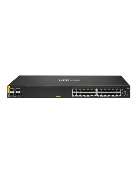 HPE Aruba Networking CX 6000 24p 10M/100M/1G Class4 PoE 4p SFP 1G 370W Switch