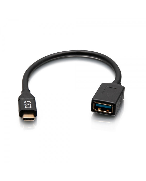 C2G Convertisseur adaptateur USB-C Mâle vers USB-A femelle - USB 3.2 1ère Gén (5 Gbits/s)