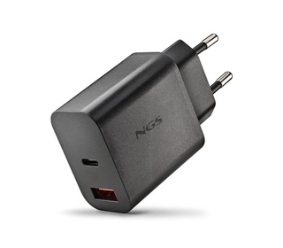 NGS ERA 20W BLACK Universel Noir Secteur Charge rapide Intérieure