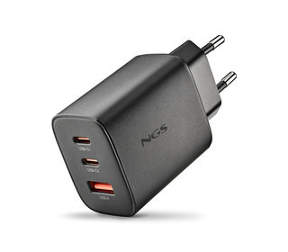 NGS ERA 65W BLACK Universel Noir Secteur Charge rapide Intérieure