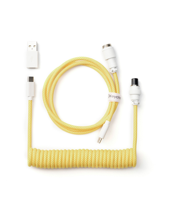 Keychron CAB-16 câble USB 1,36 m USB C Jaune