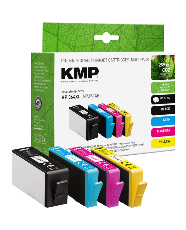 KMP 1712,4005 cartouche d'encre 4 pièce(s) Compatible Rendement élevé (XL) Cyan