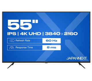 JAPANNEXT JN-IPS550UHD60F 55" LCD 4K Ultra HD 8 ms Noir